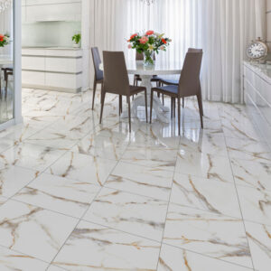 Porcelanato Carrara Pulido 61×61 a $14.990m2