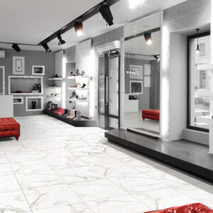 Porcelanato Carrara 61×61 a $14.990m2