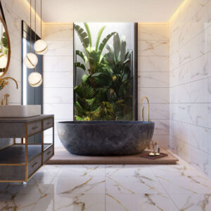 Porcelanato Carrara Pulido 61×61 a $14.990m2