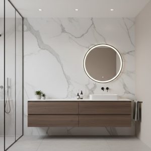 Plancha PVC Tipo Mármol Calacata 122 x 244cm x 3mm a $16.990.